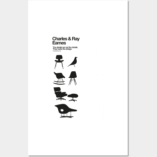 Eames Chairs Collections Posters and Art